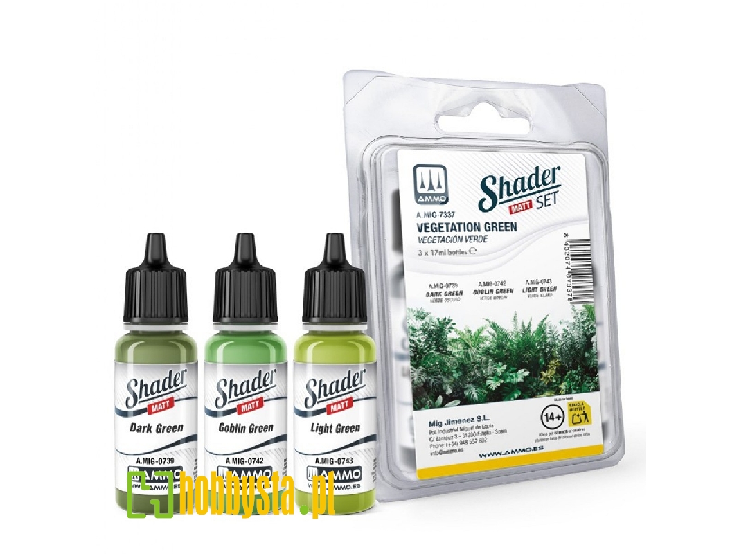 A.Mig-7337 Shader Set Matt - Vegetation Green - image 1