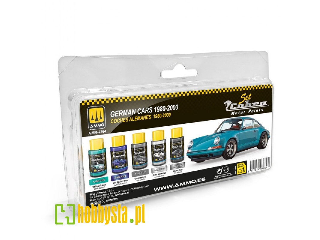 A.Mig 7864 Cobra Motor German Cars 1980-2000 Set - image 1
