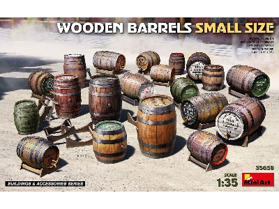 Wooden Barrels Small Size (20 Pcs) - image 1