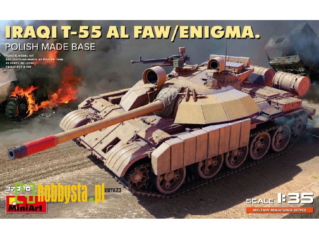 Iraqi T-55 Al Faw / Enigma Polish Made Base - image 1