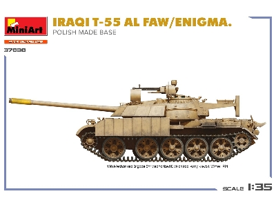 Iraqi T-55 Al Faw / Enigma Polish Made Base - image 2