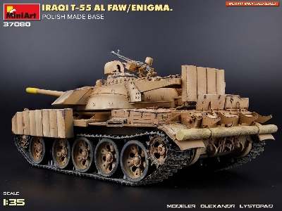 Iraqi T-55 Al Faw / Enigma Polish Made Base - image 3