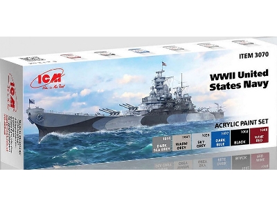 Acrylic Paint Set For WWII United States Navy - image 1