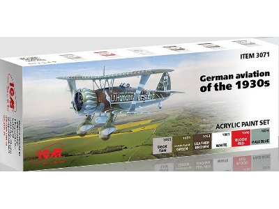 Acrylic Paint Set For German Aviation Of The 1930s - image 1