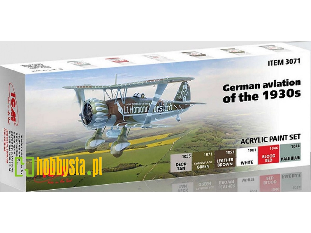 Acrylic Paint Set For German Aviation Of The 1930s - image 1