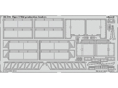 Tiger I Mid production fenders 1/35 - Dragon - image 2