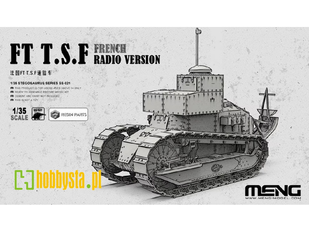 French Ft T.S.F - French Radio Version (Including Resin Parts) - image 1