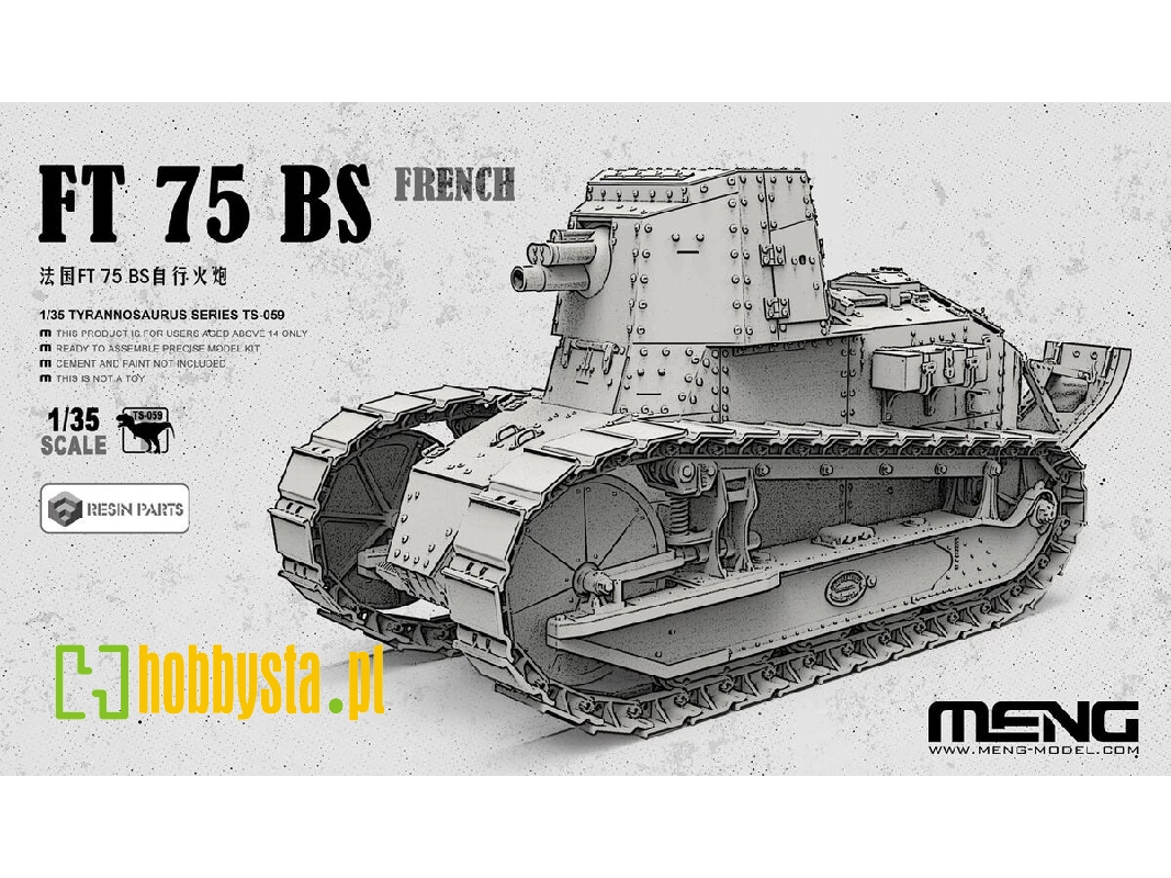French Ft 75 Bs (Including Resin Parts) - image 1