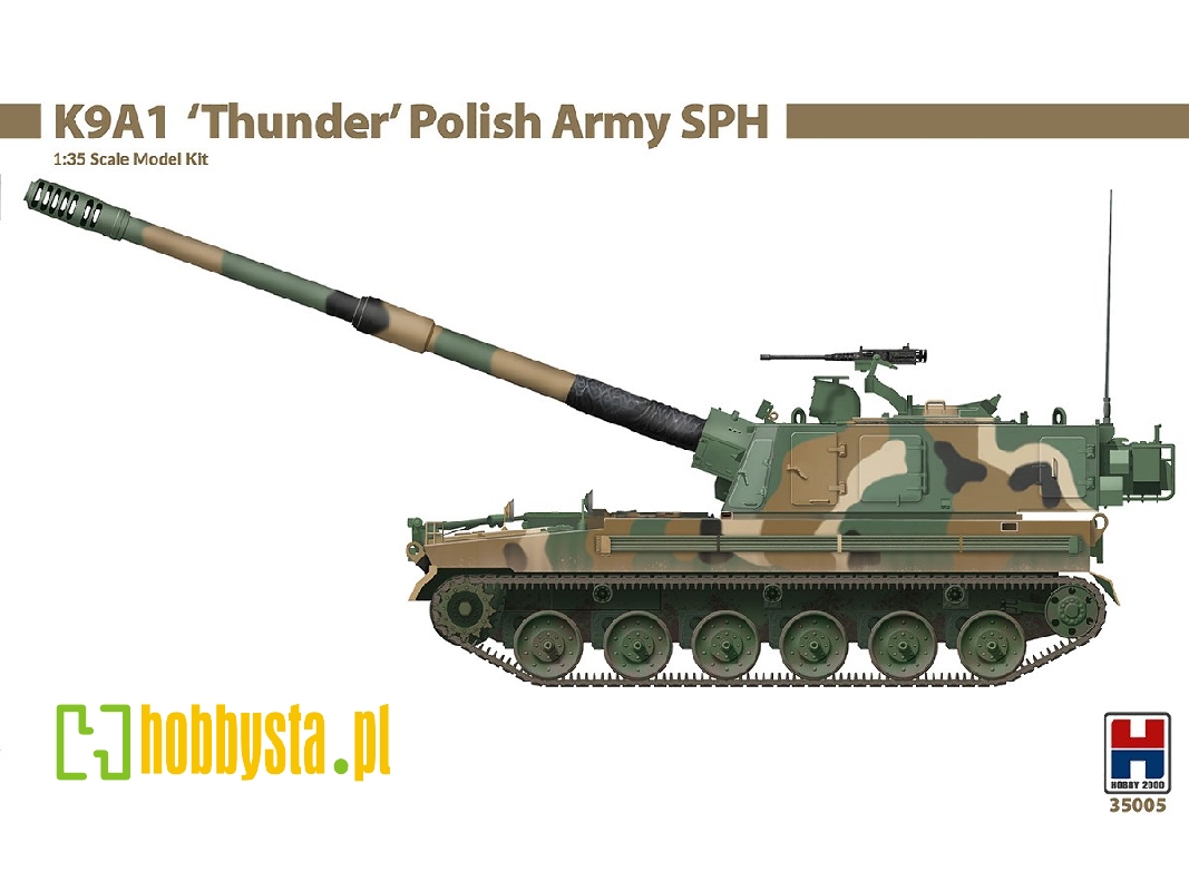 K9A1 Thunder Polish Army SPH - DAMAGED - image 1