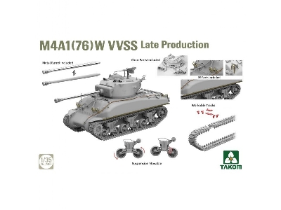 Us M4a1(76w) Sherman - Vvss Late Production - image 3