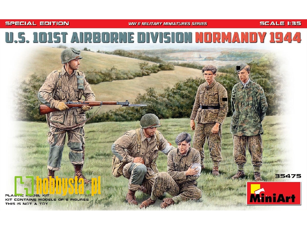 Us 101st Airborne Division Normandy 1944 - Special Edition (5 Figures) - image 1