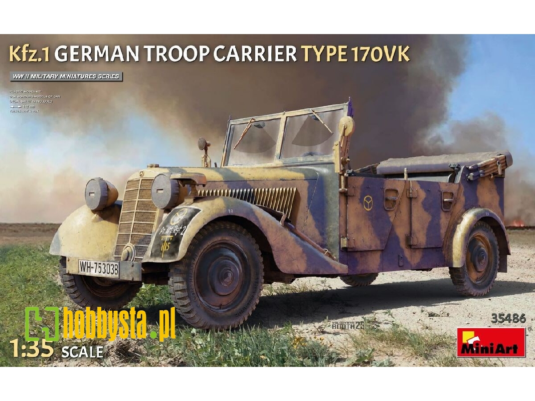 Kfz.1 German Troop Carrier Type 170vk - image 1