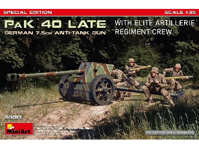 German 7.5 Pak 40 Late With Elite Artillerie Regiment Crew - Special Edition - image 1