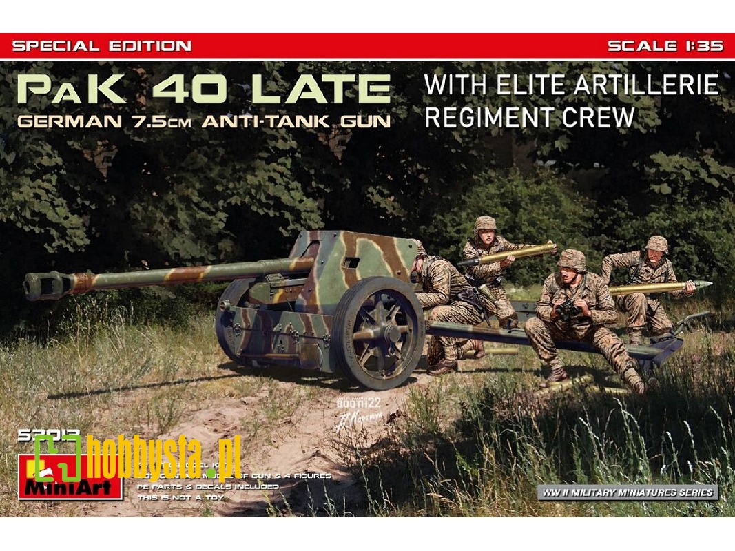German 7.5 Pak 40 Late With Elite Artillerie Regiment Crew - Special Edition - image 1