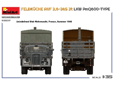 Feldkuche Auf 3,6-36s 3t Lkw Pmq600-type - image 13