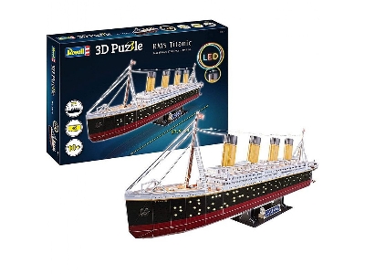 3d Puzzle Rms Titanic - Led Edition - image 3