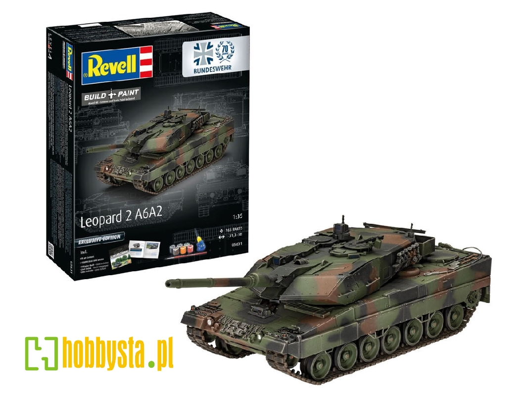 70 Years German Bundeswehr: Leopard 2a6a2 Exclusive Edition With Book - image 1