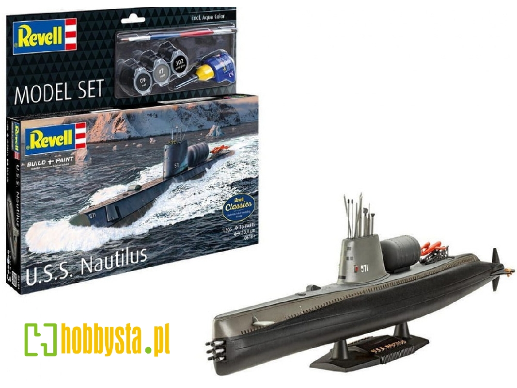 Uss Nautilus (Ssn-571) - Model Set - image 1