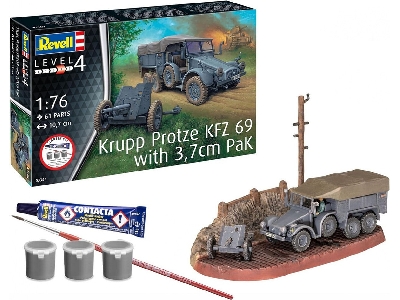 Krupp Protze Kfz 69 With 3,7 Cm Pak Starter Kit - image 1