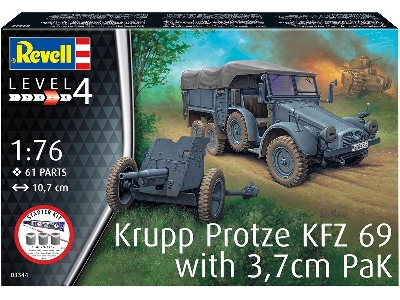 Krupp Protze Kfz 69 With 3,7 Cm Pak Starter Kit - image 2