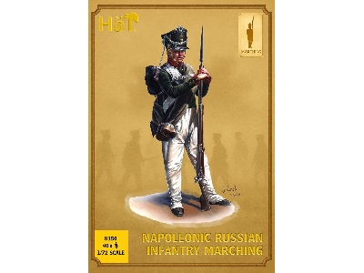 Napoleonic Wars Russian Infantry - Marching (40 Figures) - image 1