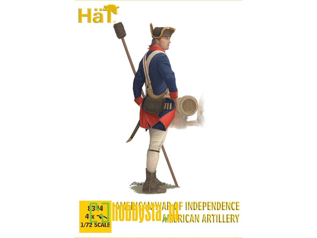 American War Of Independence - American Artillery (4 Cannons And Crew) - image 1