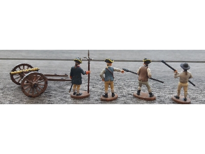 American War Of Independence - American Artillery (4 Cannons And Crew) - image 7