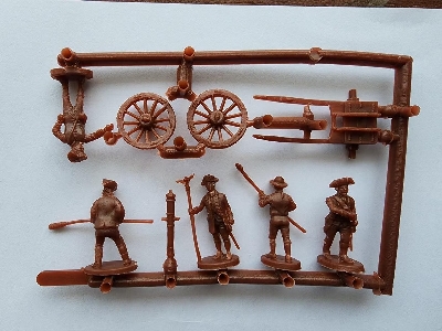 American War Of Independence - American Artillery (4 Cannons And Crew) - image 19