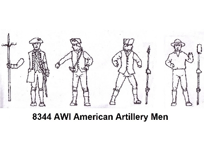 American War Of Independence - American Artillery (4 Cannons And Crew) - image 23