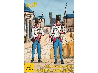 Napoleonic Hungarian Infantry (Marching - 40 Figures) - image 1