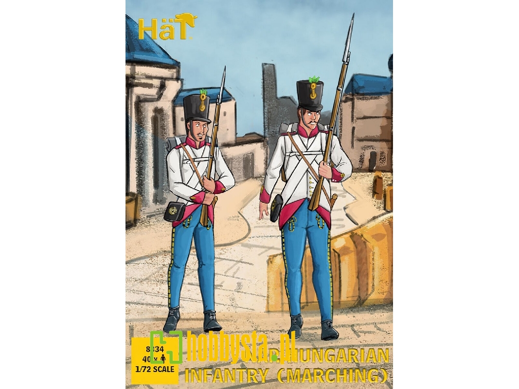 Napoleonic Hungarian Infantry (Marching - 40 Figures) - image 1