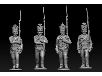 Napoleonic Hungarian Infantry (Marching - 40 Figures) - image 2