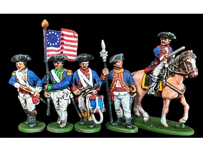 American War Of Independece - American Infantry Command (28 Figures) - image 2