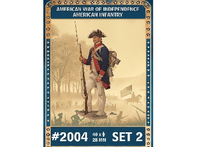 American War Of Independece - American Infantry Set 2 (40 Figures) - image 1