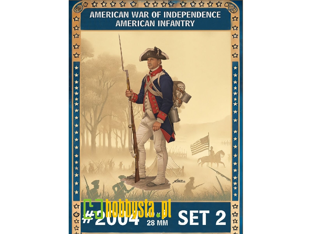 American War Of Independece - American Infantry Set 2 (40 Figures) - image 1