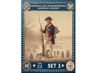American War Of Independece - American Infantry Set 1 (40 Figures) - image 2