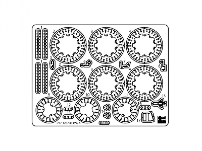 Yamaha Tzr250 (3ma) (1989) - Etching Parts - image 1