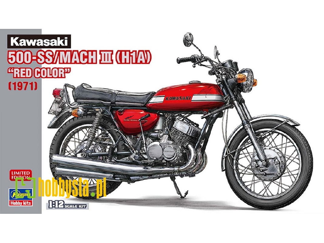 Kawasaki 500-ss/Mach Iii (H1a) Red Color (1971) - image 1