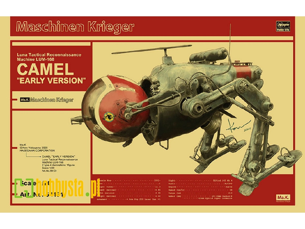 Lum-168 Camel Early Version - Luna Tactical Reconnaissance Machine - image 1