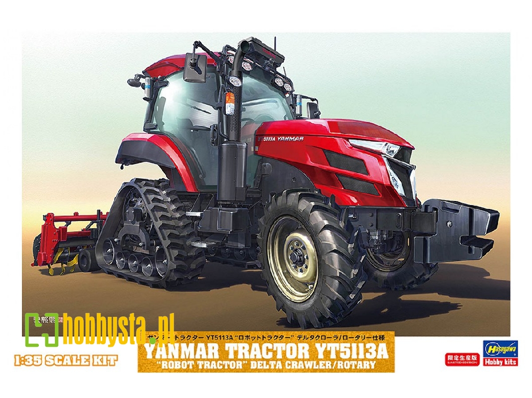 Yanmar Tractor Yt5113a "robot Tractor" Delta Crawler / Rotary - image 1