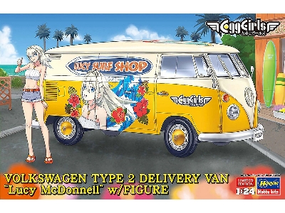 Volkswagen Type 2 Delivery Van "lucy Mcdonnell" With Figure - image 1