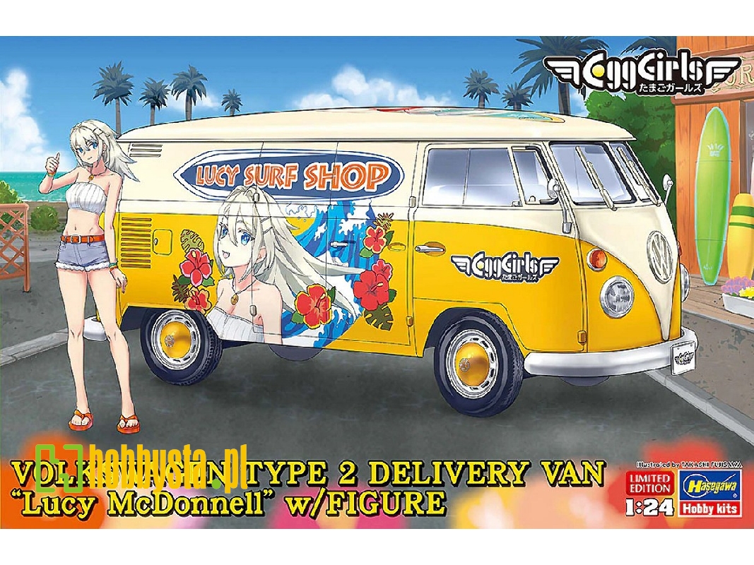 Volkswagen Type 2 Delivery Van "lucy Mcdonnell" With Figure - image 1
