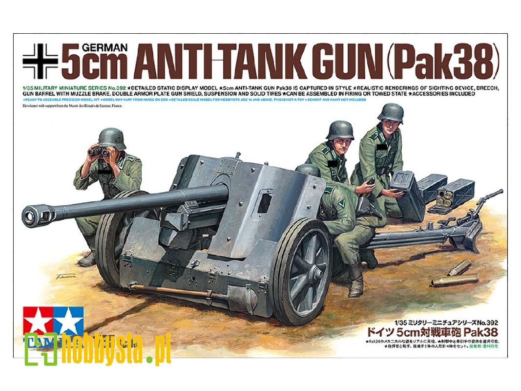 German 5 Cm Anti Tank Gun Pak 38 - image 1