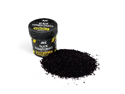 Black Rubber Gravel 0,8-2 Mm - image 1