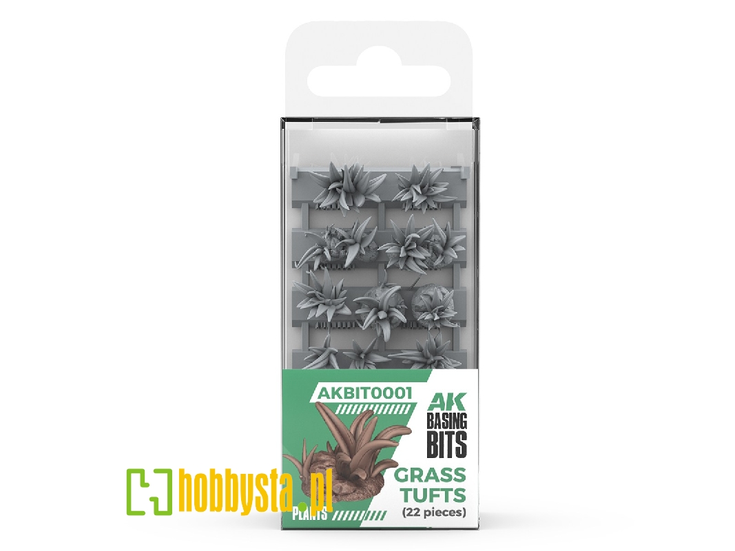 Grass Tufts - Basing Bits (3d-printed / 22 Pcs) - image 1