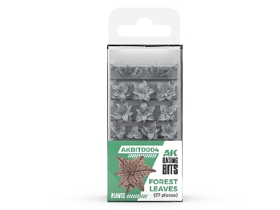 Forest Leaves - Basing Bits (3d-printed / 35 Pcs) - image 1