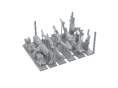 Dead Tree - Basing Bits (3d-printed / 17 Pcs) - image 3