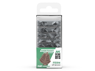 Fern - Basing Bits (3d-printed / 25 Pcs) - image 1