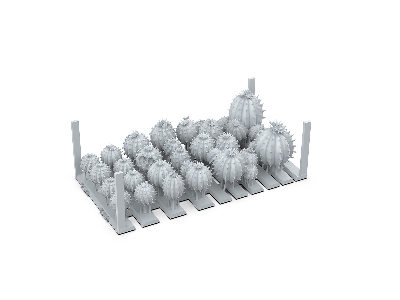 Cactus Barrel - Basing Bits (3d-printed / 20 Pcs) - image 3