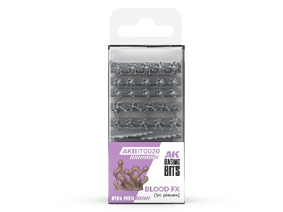 Blood Fx - Basing Bits (3d-printed / 54 Pcs) - image 1
